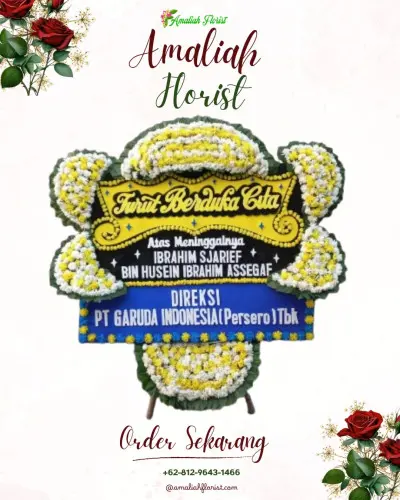 Papan Bunga Duka di Cipetung