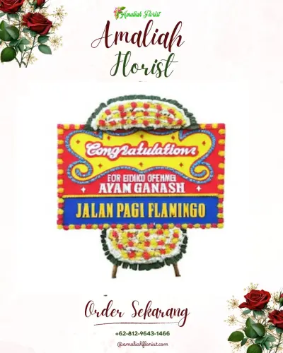 Bunga Papan Congratulation di Cipetung